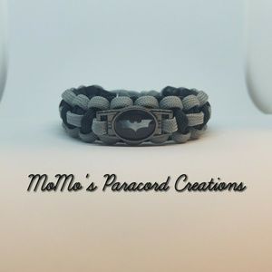 Batman Paracord Bracelet. All Sizes. Handmade